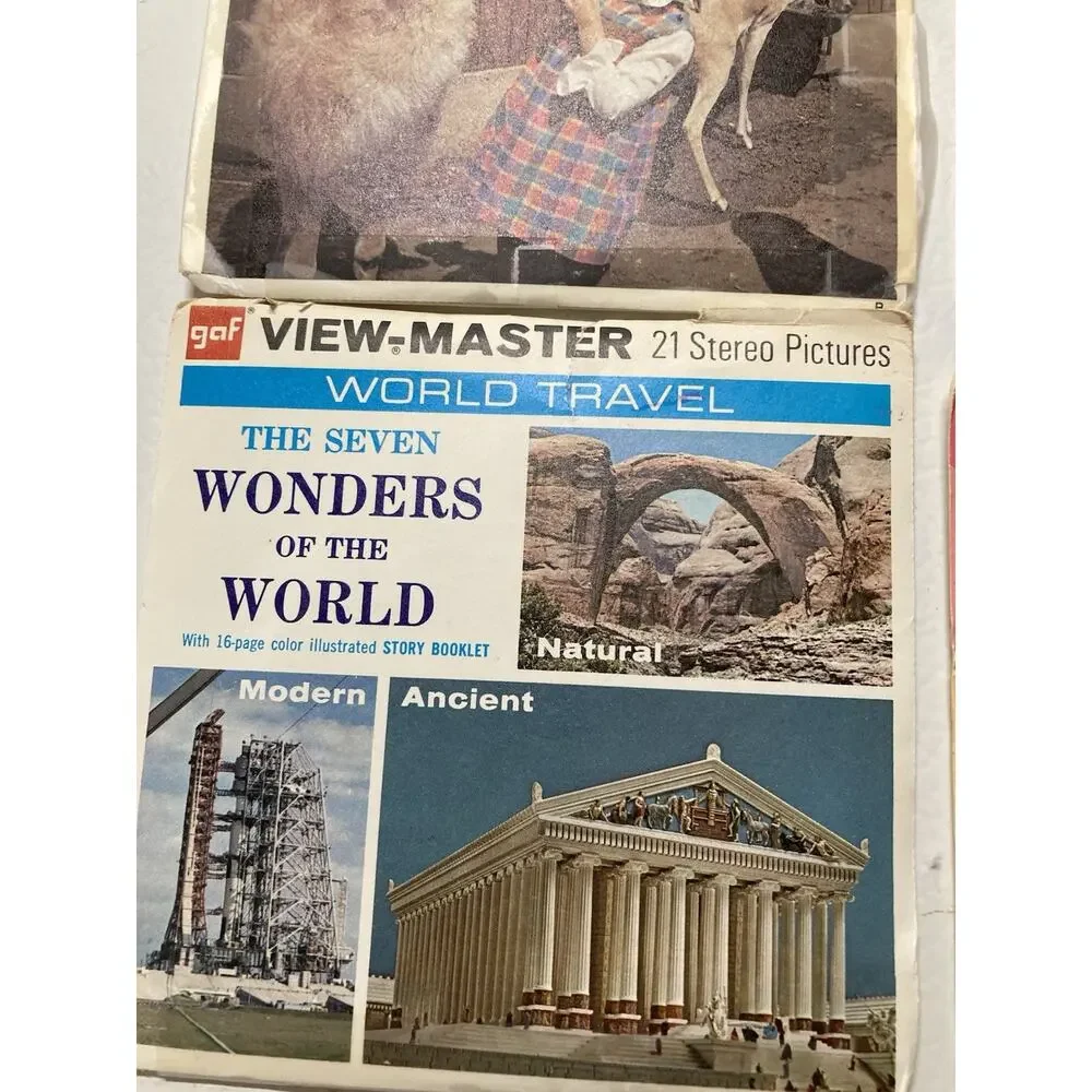 View-Master Vintage 1950 Viewer w/ Bible Story & Many Packages Of Reels Sleeves